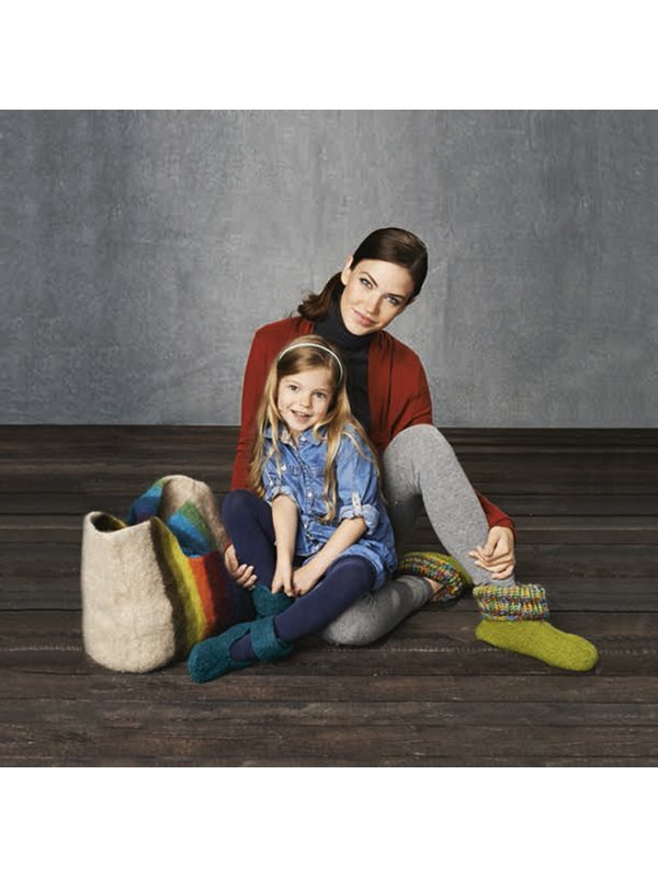 Lana Grossa KINDERHÜTTENSCHUH Feltro uni