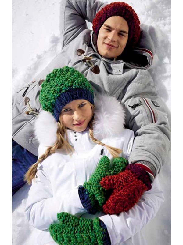 Lana Grossa BEANIE IM RÖSCHENMUSTER HOOK