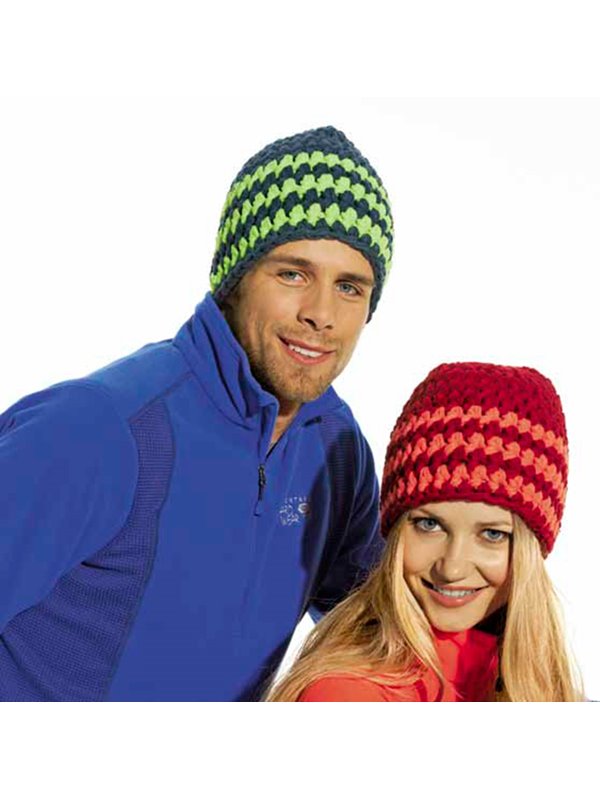 Lana Grossa MÜTZE Mille II uni/neon