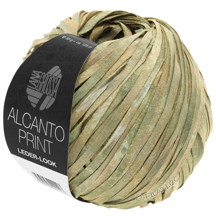 Lana Grossa ALCANTO Print | 101-Natur/Beige/Graugrün