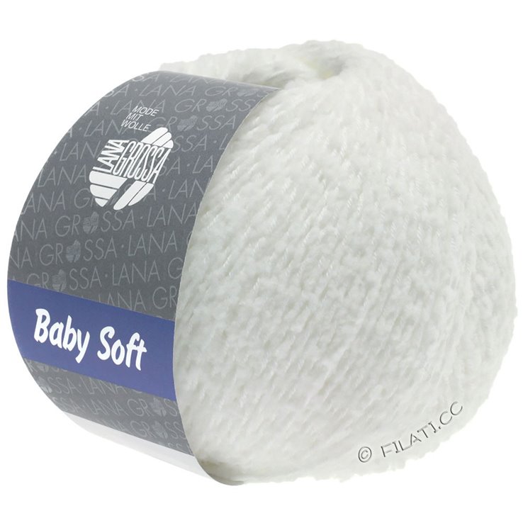 Lana Grossa BABY SOFT | 01-Weiß