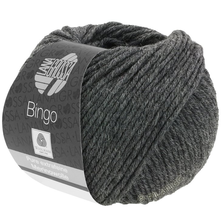 Lana Grossa BINGO  Uni/Melange | 004-Anthrazit meliert