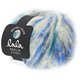 Lana Grossa BRUSHY Uni/Print (lala BERLIN) | 205-Weiß/Hellgrau/Dunkelgrau/Jeans/Royal