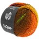 Lana Grossa 3 CENTO | 03-Grün/Braun/Dunkelrot/Gelb/Orange