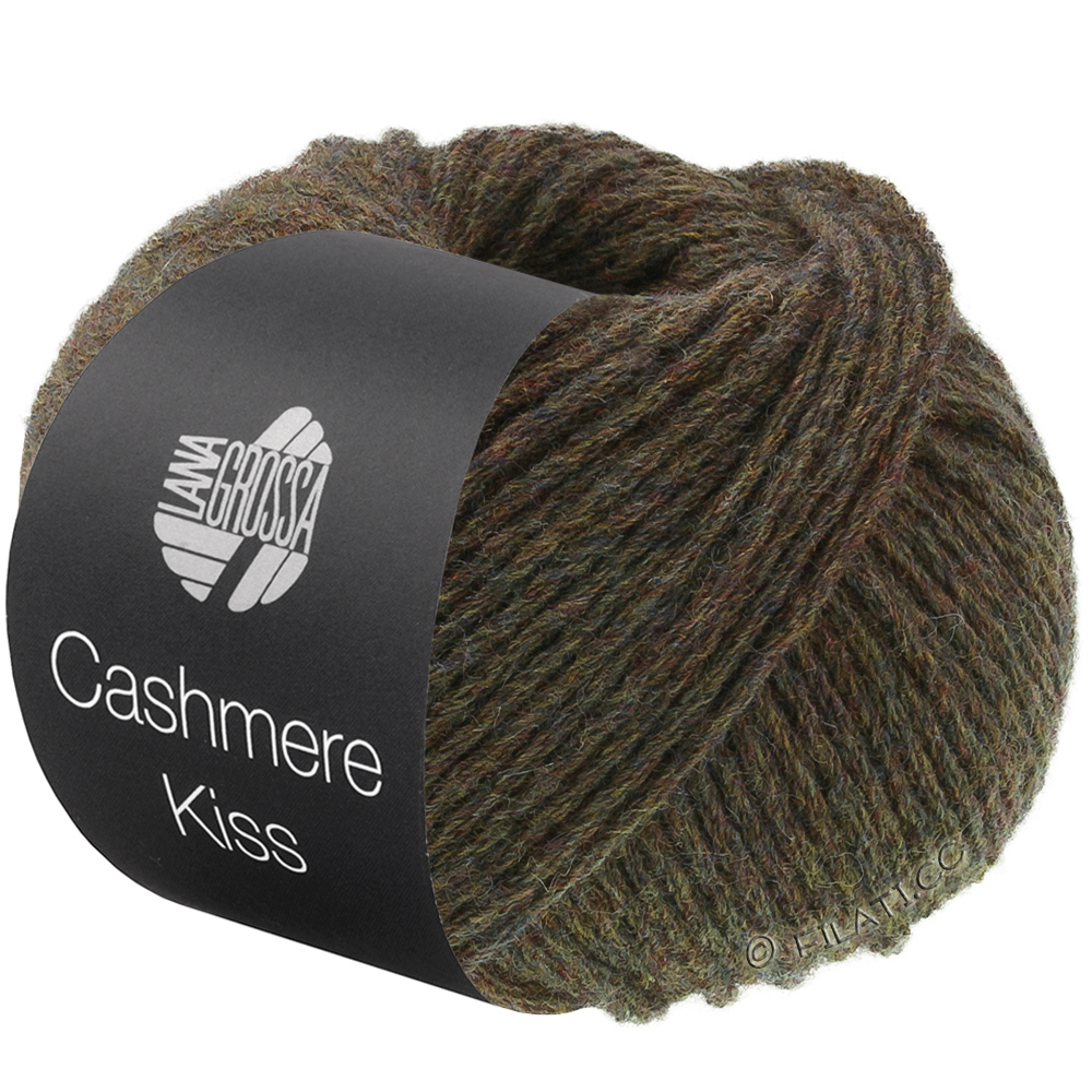 Lana Grossa CASHMERE KISS | 135-Grünbraun