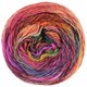 Lana Grossa COLORISSIMO 2 | 218-Pink/Fuchsia/Dottergelb/Graugelb/Orange/Rotbraun/Graugrün/Schwarzrot