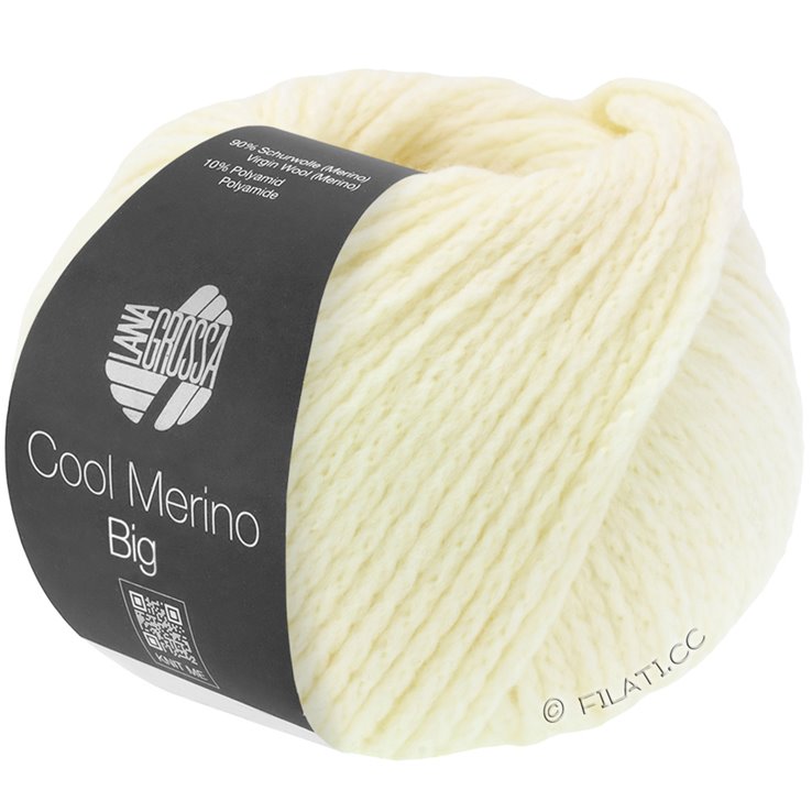 Lana Grossa COOL MERINO Big | 201-Rohweiß