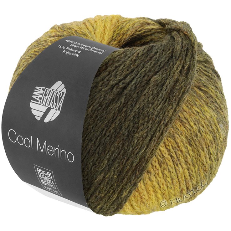Lana Grossa COOL MERINO Dégradé | 301-Dunkeloliv/Helloliv/Moosgrün