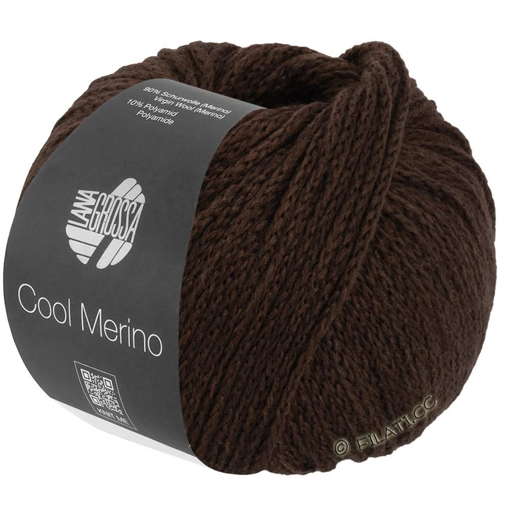 Lana Grossa COOL MERINO | 044-Dunkles Graubraun