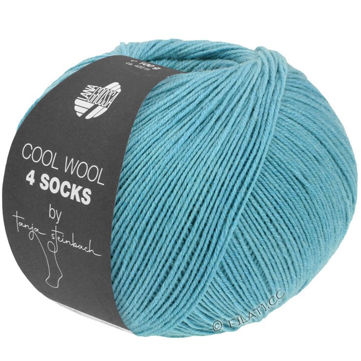 Lana Grossa COOL WOOL 4 SOCKS | 7703-Türkis