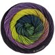 Lana Grossa COOL WOOL Big Color | 4043-Grün/Schwarzbraun/Dunkelviolett/Violett/Gelb/Blattgrün/Dunkelpetrol