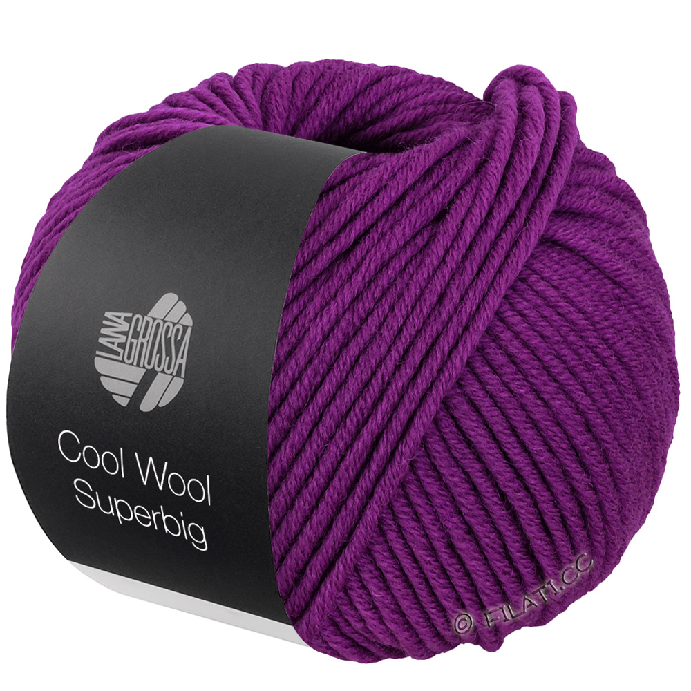Lana Grossa COOL WOOL Superbig | 47-Rotviolett