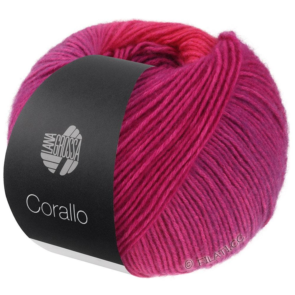 Lana Grossa CORALLO 100g | 04-Rotviolett/Fuchsia/Pink