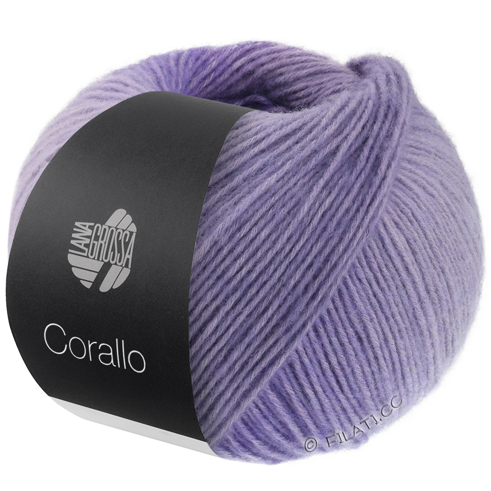 Lana Grossa CORALLO 100g | 08-Flieder/Lavendel/Graulila