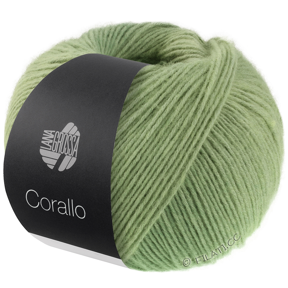 Lana Grossa CORALLO 100g | 09-Graugrün/Salbeigrün/Resedagrün