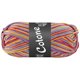 Lana Grossa COTONE Print/Spray/Mouliné | 364-Lila/Graugrün/Gelb/Dunkelpink
