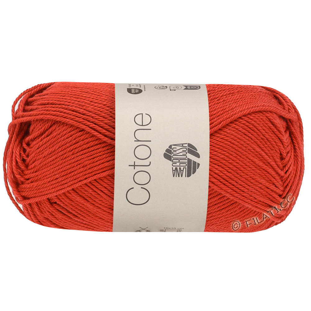 Lana Grossa COTONE | 141-Leuchtendrot