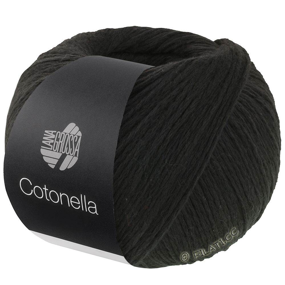 Lana Grossa COTONELLA 50g | 213-Schwarz