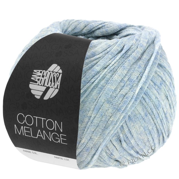 Lana Grossa COTTON MÉLANGE | 01-Graublau