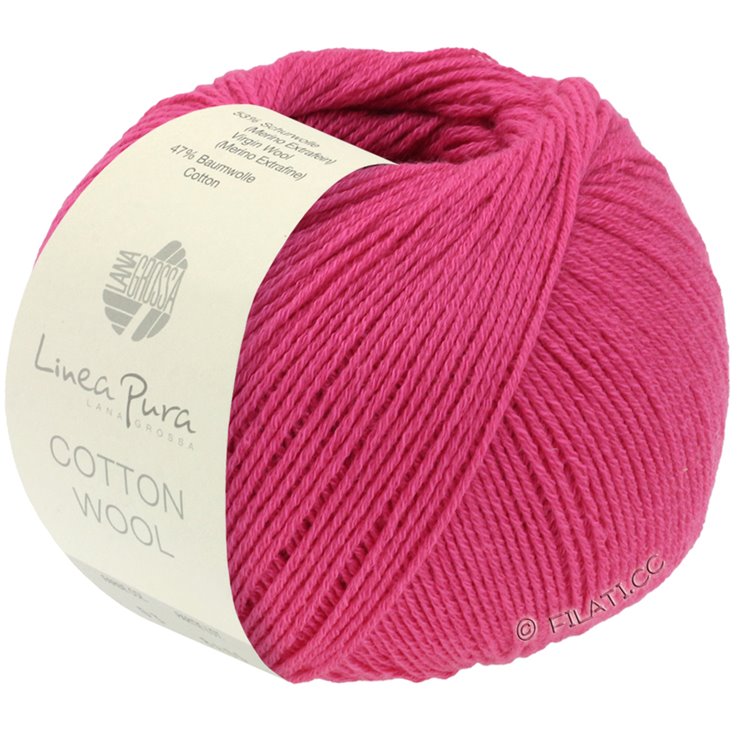 Lana Grossa COTTON WOOL (Linea Pura) | 02-Fuchsia