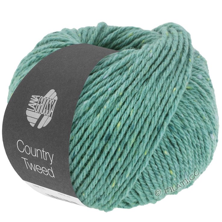 Lana Grossa COUNTRY TWEED | 15-Dunkeltürkis meliert