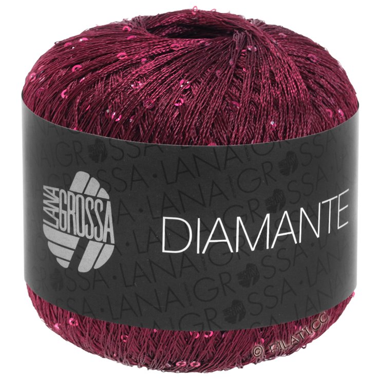 Lana Grossa DIAMANTE | 16-Dunkelrot
