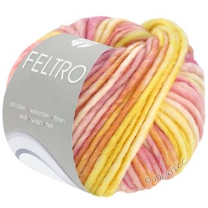 Lana Grossa FELTRO Rigato | 622-Creme/Gelb/Apricot/Pink