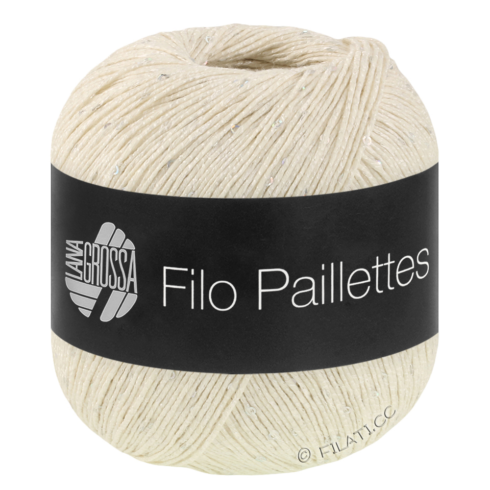 Lana Grossa FILO PAILLETTES | 02-Creme