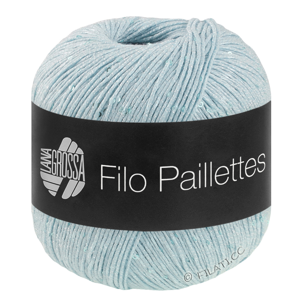 Lana Grossa FILO PAILLETTES | 09-Eisblau