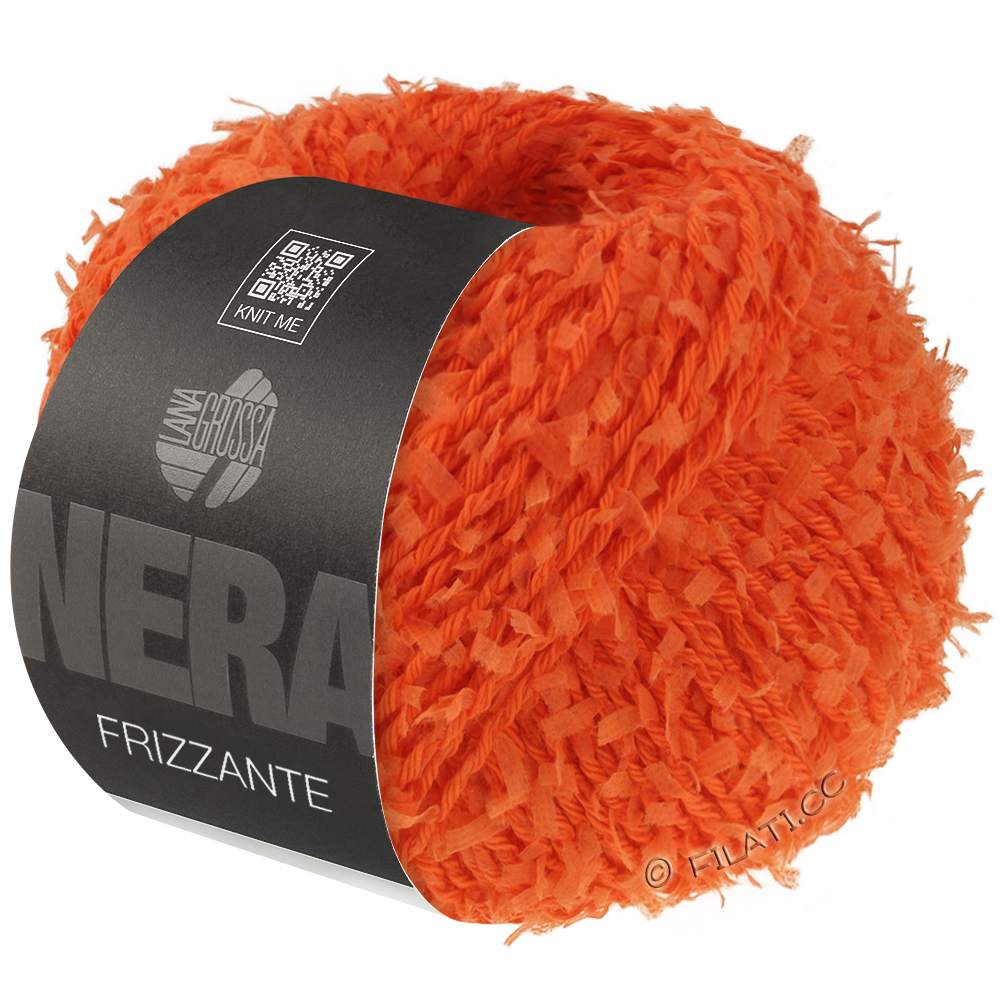 Lana Grossa FRIZZANTE (Nera) | 12-Orangerot