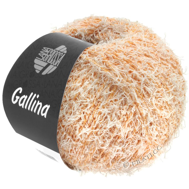 Lana Grossa GALLINA | 09-Orange/Ecru