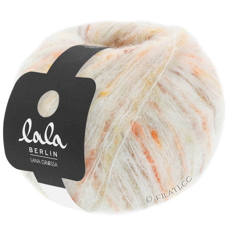 Lana Grossa HAZY (lala BERLIN) | 07-Rohweiß/Orange/Rost