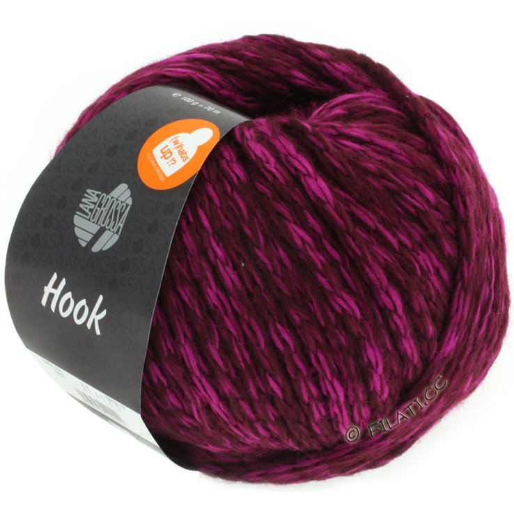 Lana Grossa HOOK | 01-Zyklam/Bordeaux