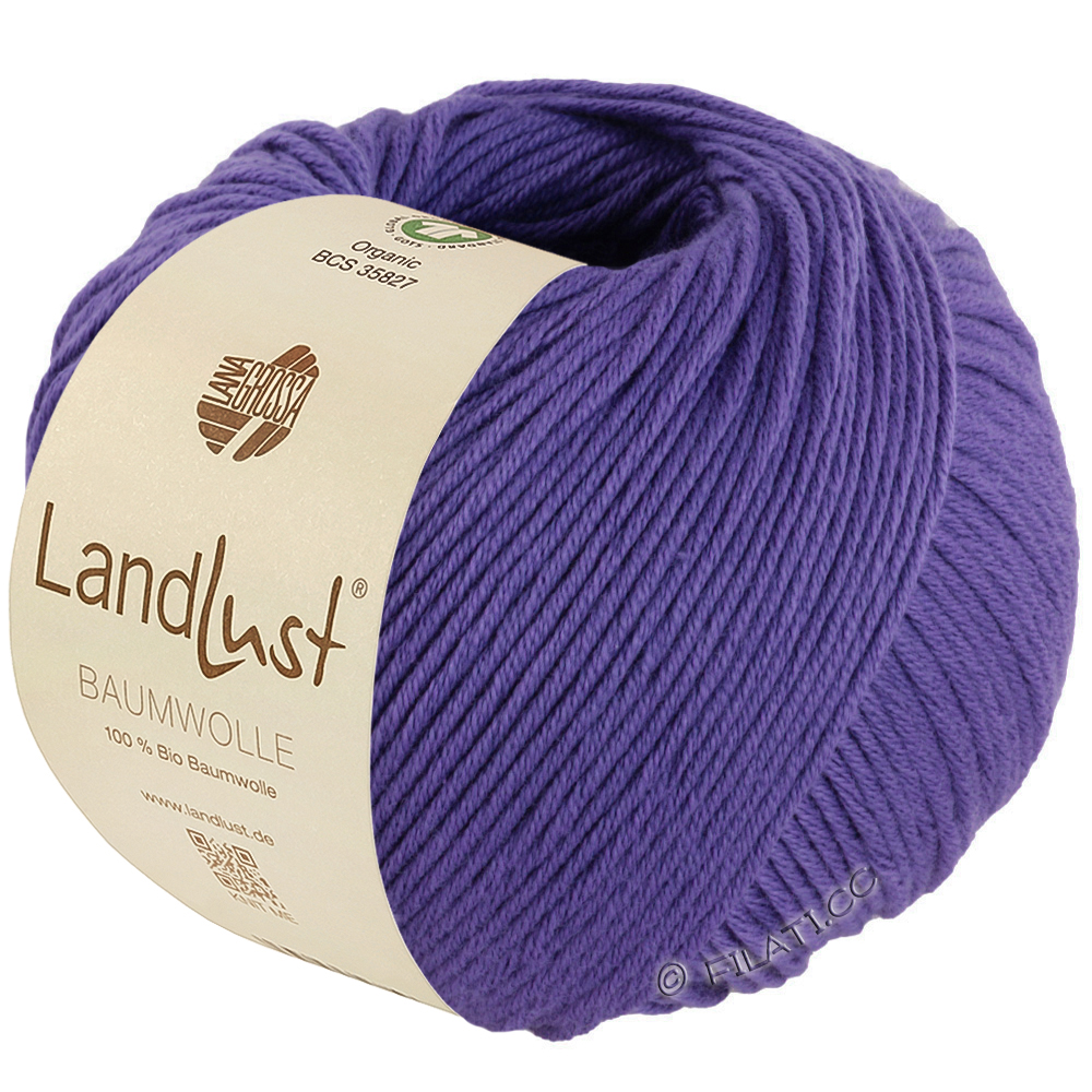 Lana Grossa LANDLUST BAUMWOLLE (GOTS) | 36-Blauviolett