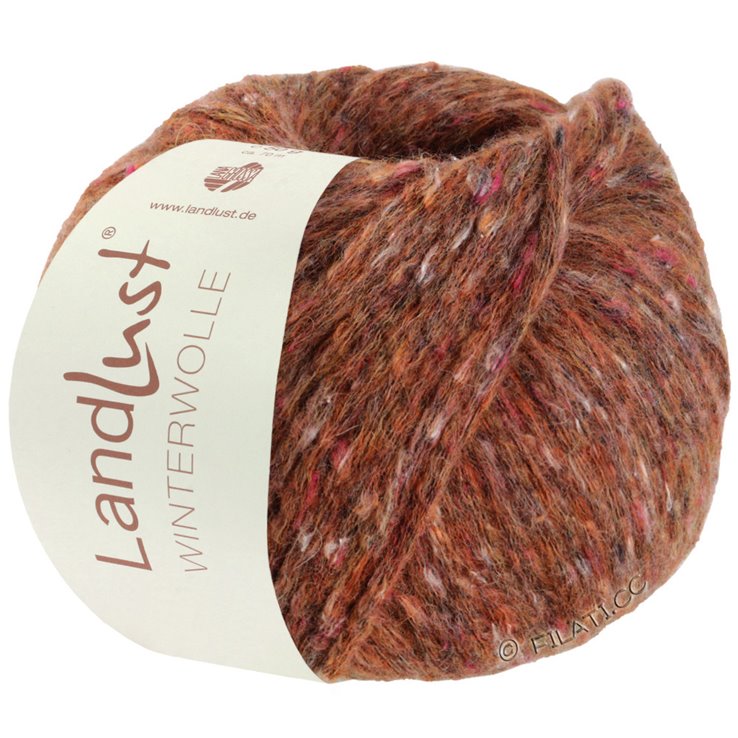 Lana Grossa LANDLUST WINTERWOLLE Tweed | 101-Rost meliert