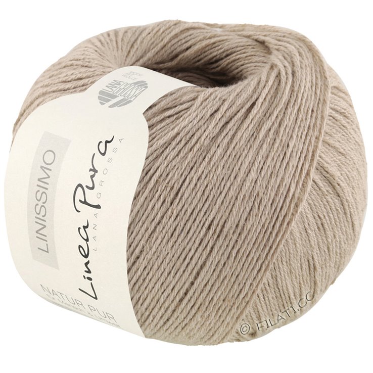 Lana Grossa LINISSIMO (Linea Pura) | 02-Graubeige