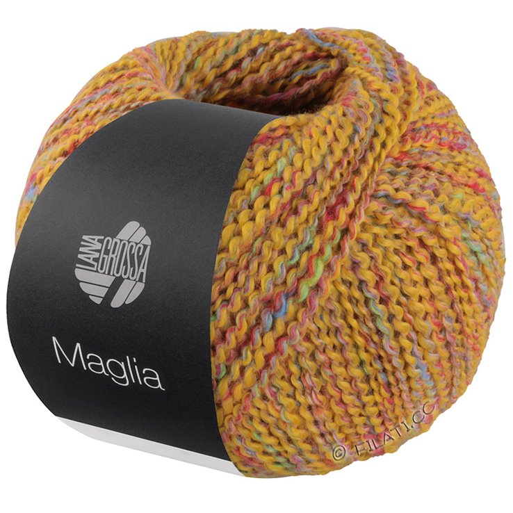 Lana Grossa MAGLIA | 02-Gelb/Rot/Hellgrün/Pink/Braun