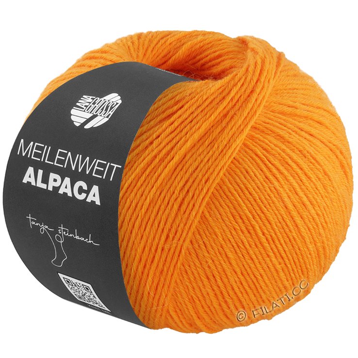 Lana Grossa MEILENWEIT 6-FACH 150g Alpaca | 1001-Orange