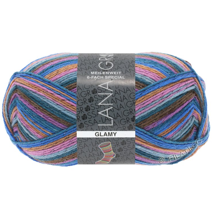 Lana Grossa MEILENWEIT 6-FACH 150g Glamy | 9855-