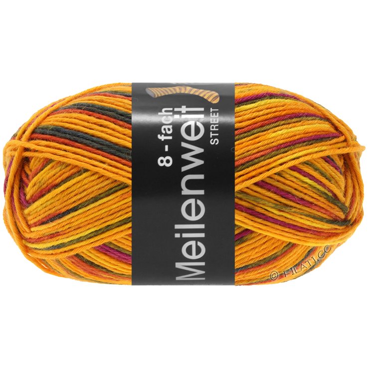 Lana Grossa MEILENWEIT 8-FACH 100g Street | 9928-