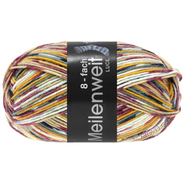 Lana Grossa MEILENWEIT 8-FACH 100g Print | 9922-