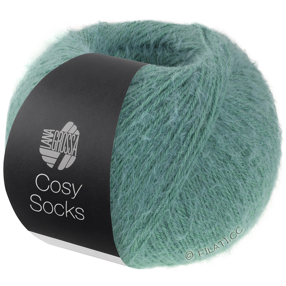 Lana Grossa MEILENWEIT 100g Cosy Socks | 06-Salbeigrün
