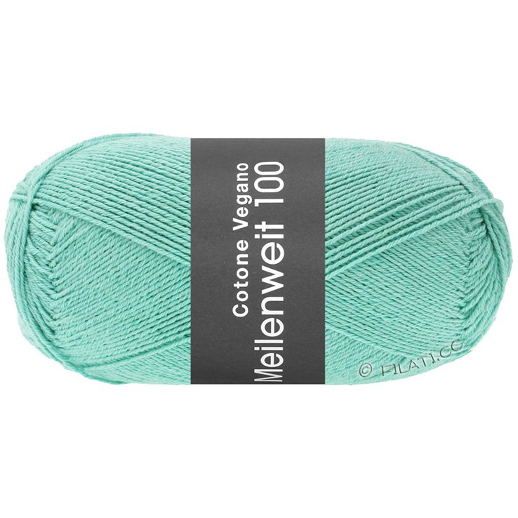 Lana Grossa MEILENWEIT 100g Cotone Vegano | 04-Türkis