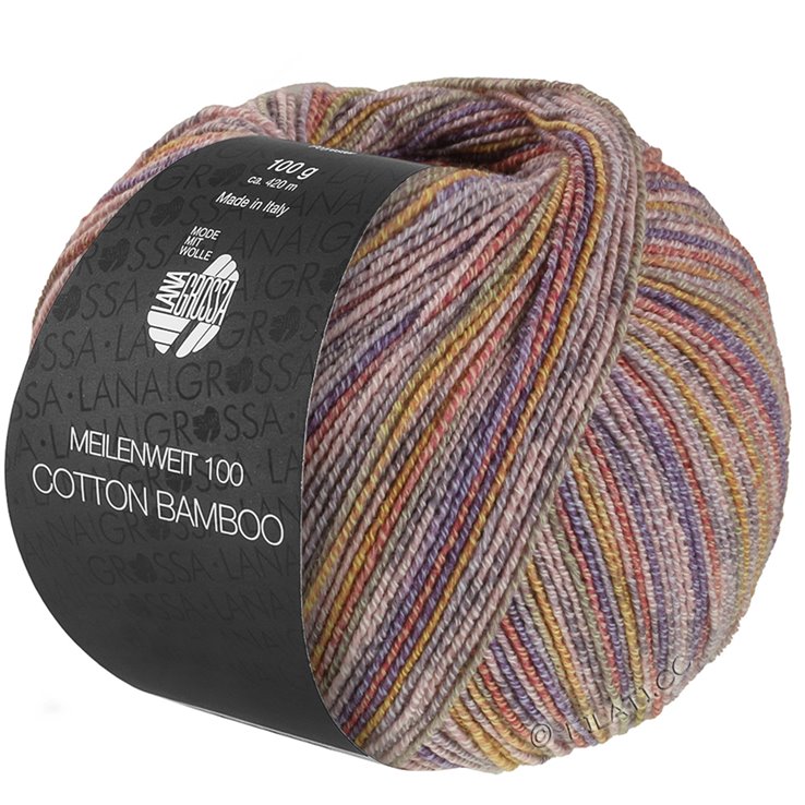 Lana Grossa MEILENWEIT 100g Cotton Bamboo Sole Mix | 6411-