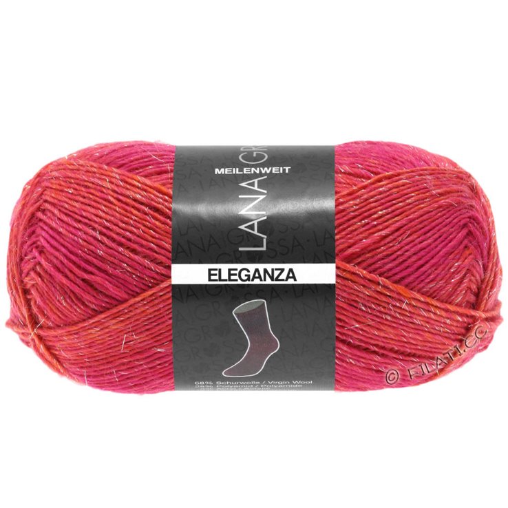 Lana Grossa MEILENWEIT 50g Eleganza | 6703-Koralle/Pink