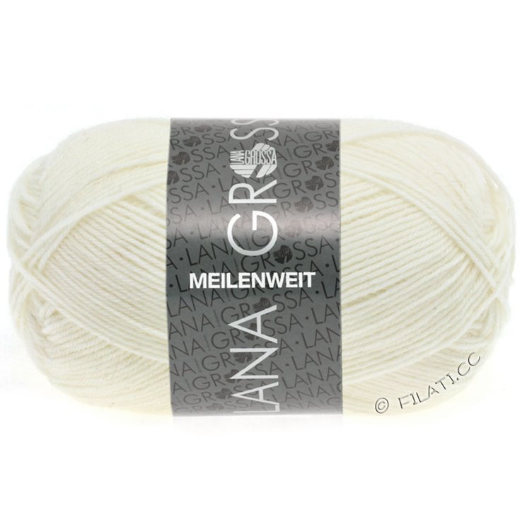 Lana Grossa MEILENWEIT 50g | 1101-Weiß