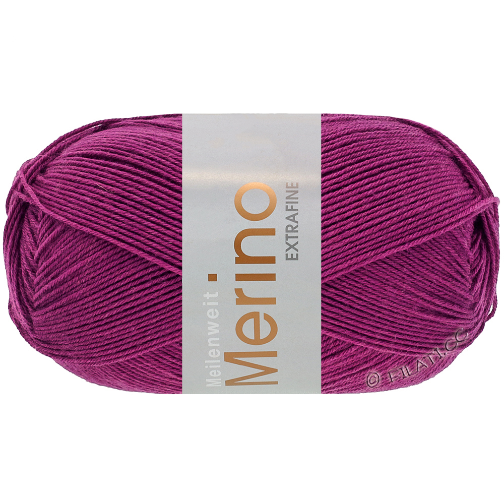 Lana Grossa MEILENWEIT 100g Merino Extrafine | 2474-Purpur
