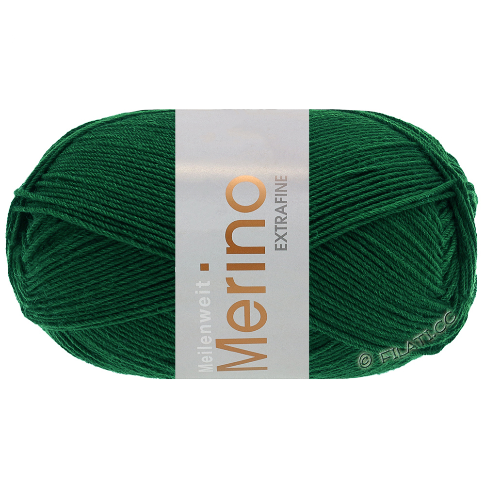 Lana Grossa MEILENWEIT 100g Merino Extrafine | 2476-Flaschengrün