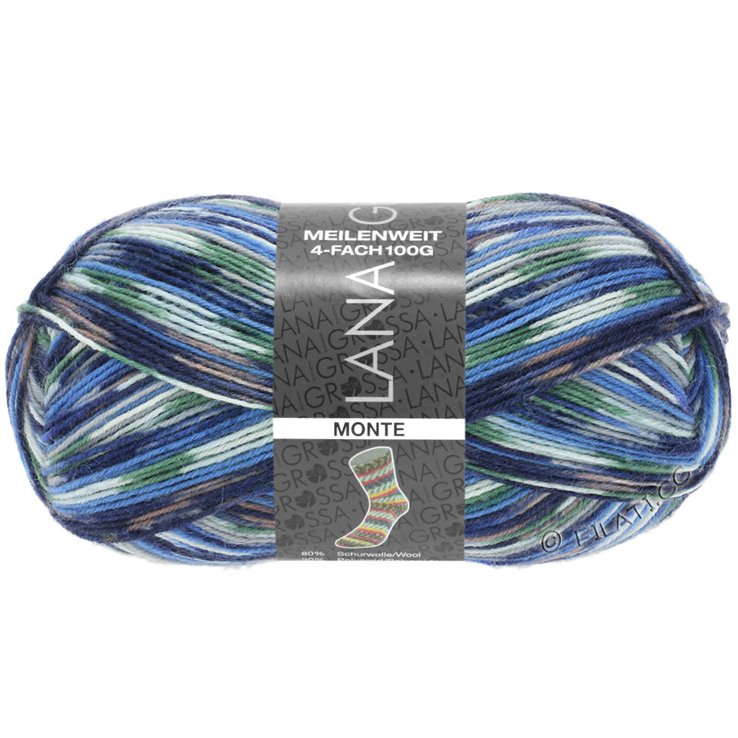 Lana Grossa MEILENWEIT 100g Monte | 1701-