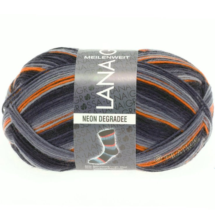 Lana Grossa MEILENWEIT 100g Neon-Degradee | 2601-